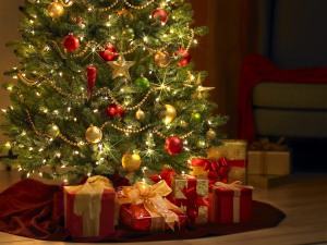 Los regalos bajo el árbol era lo mejor de Navidad